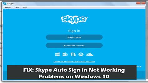 Troubleshooting problems signing into Skype .